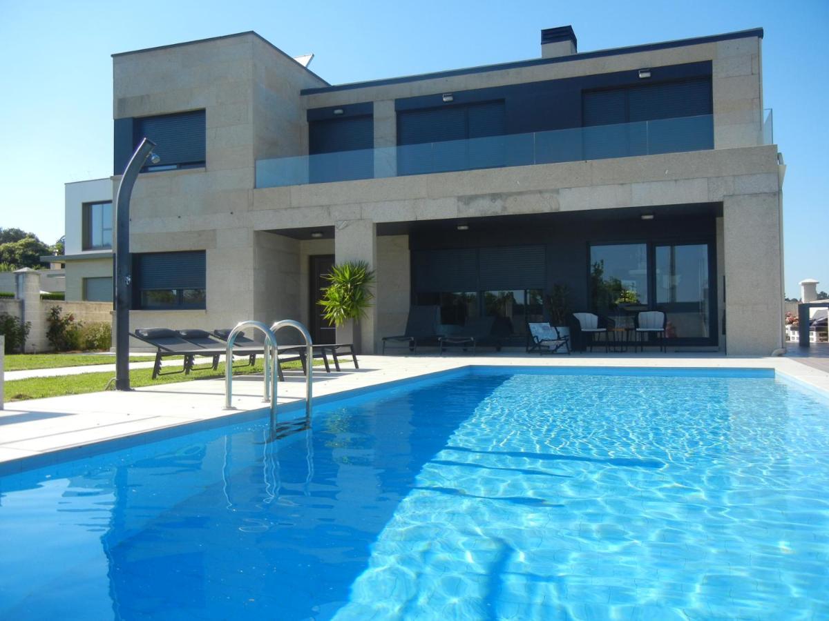 Chalet De Diseno Moderno En Sanxenxo Eksteriør bilde