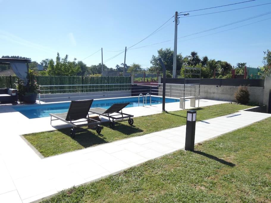 Chalet De Diseno Moderno En Sanxenxo Eksteriør bilde