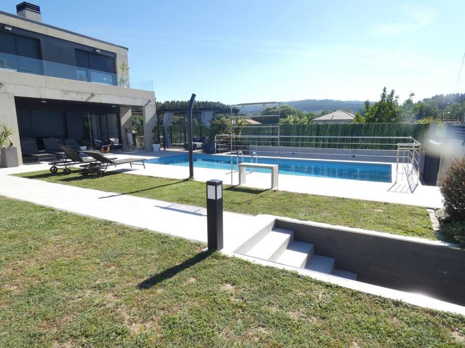 Chalet De Diseno Moderno En Sanxenxo Eksteriør bilde