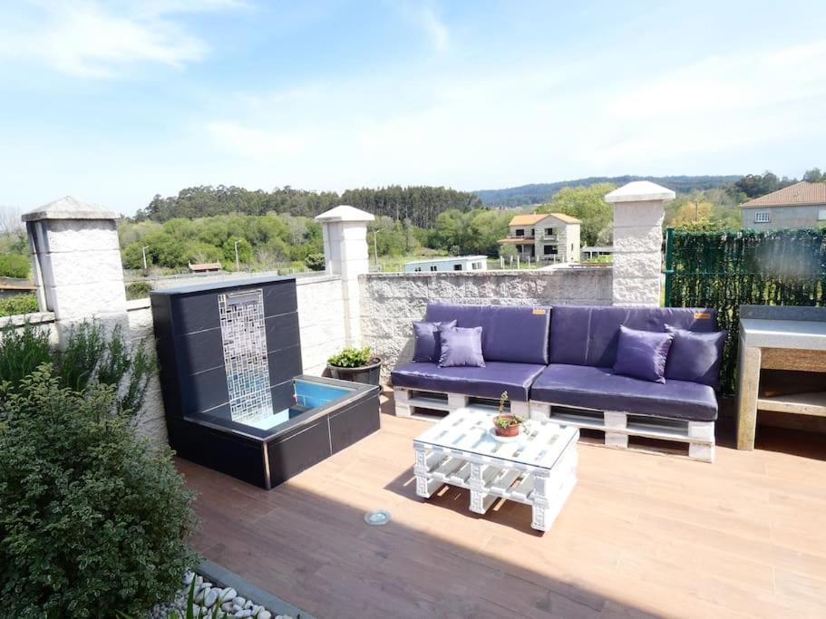 Chalet De Diseno Moderno En Sanxenxo Eksteriør bilde